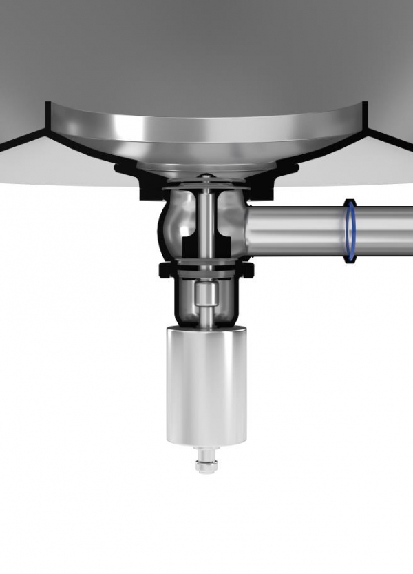 Installation Situation of a Clamp Seal in a Mixer